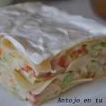 lasaña fría sin horno