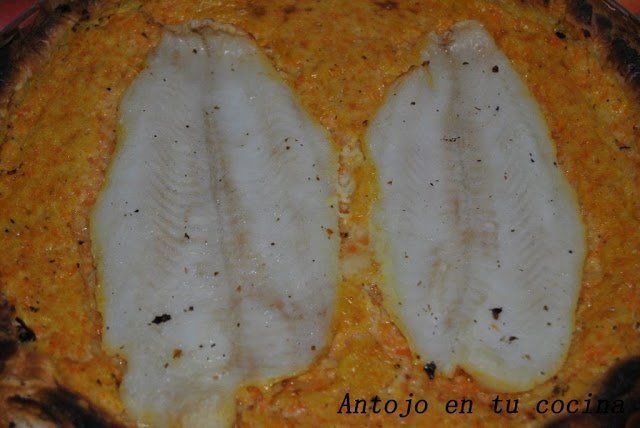 Tarta salada de zanahoria y pescado FÁCIL
