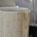 Batido de plátano y almendras