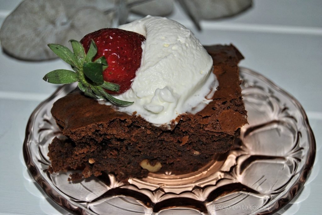 brownie facil paso a paso