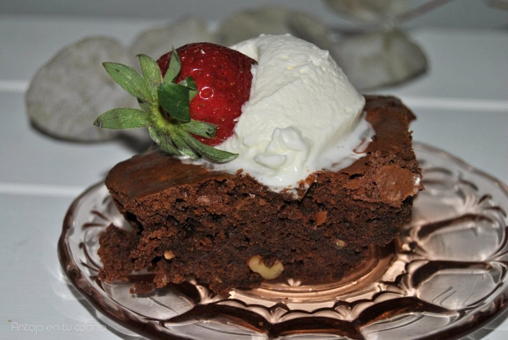 brownie facil paso a paso