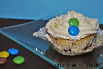 Cupcakes de Lacasitos con swiss meringue buttercream