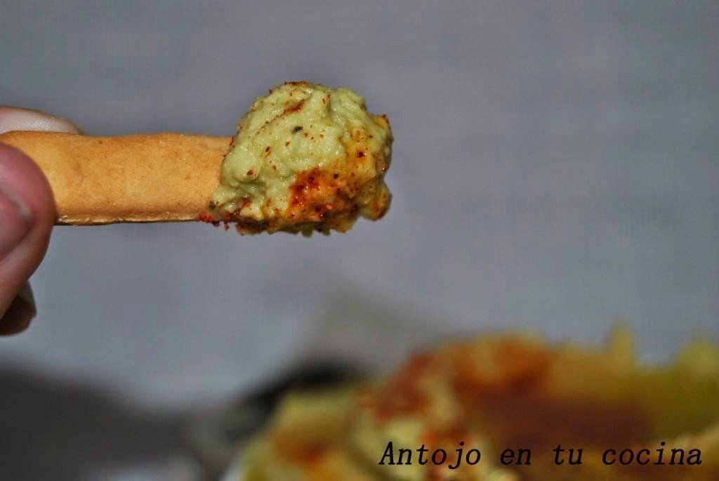 Hummus con aguacate FÁCIL y RÁPIDO