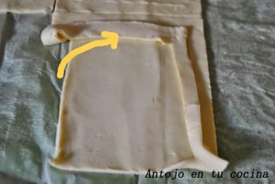 Tartas rápidas de pera con toffee salado