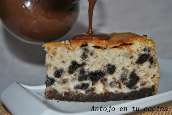 tarta de queso fácil con oreo