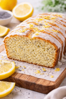 Bizcocho de limón y semillas de amapola FÁCIL y Jugoso