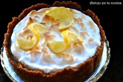 Lemon pie muy fácil con base de galleta