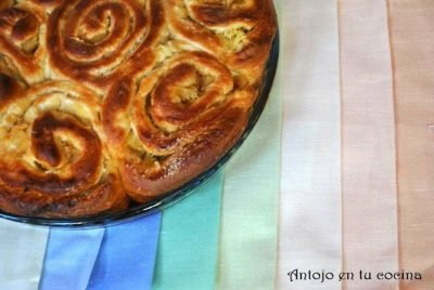 Rollos de piña y coco