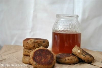 Hamburguesas vegetales de berenjena