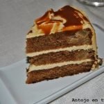 Tarta de manzana y caramelo