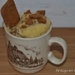 Speculoos & yogurt mug cake - bizcocho en el microondas