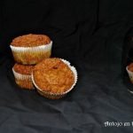 Muffins integrales de papaya y coco