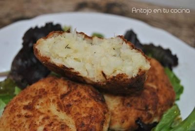 Hamburguesas de coliflor y patata
