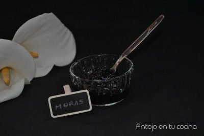 Blackberries jam without seeds