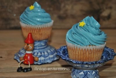 Cupcakes de vainilla {con buttercream de yemas}