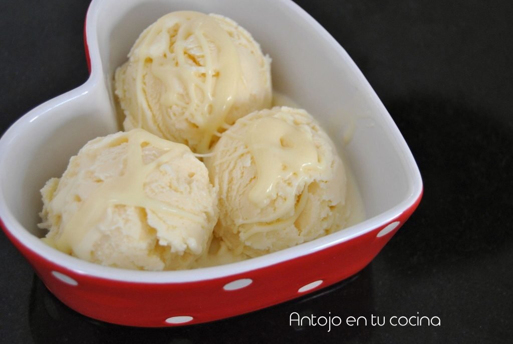 helado chocolate blanco