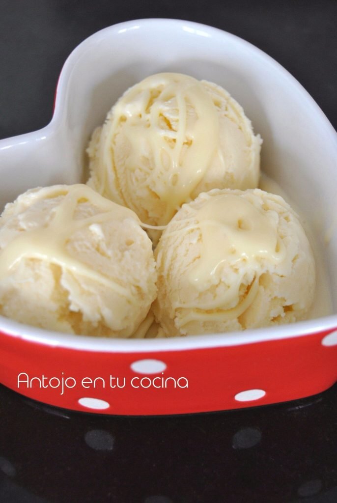 helado chocolate blanco
