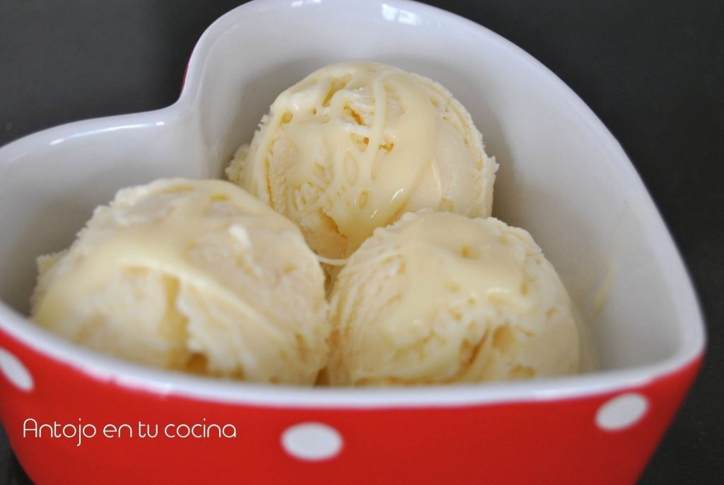 helado chocolate blanco