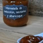mermelada casera de melocotón nectarina y albaricoque