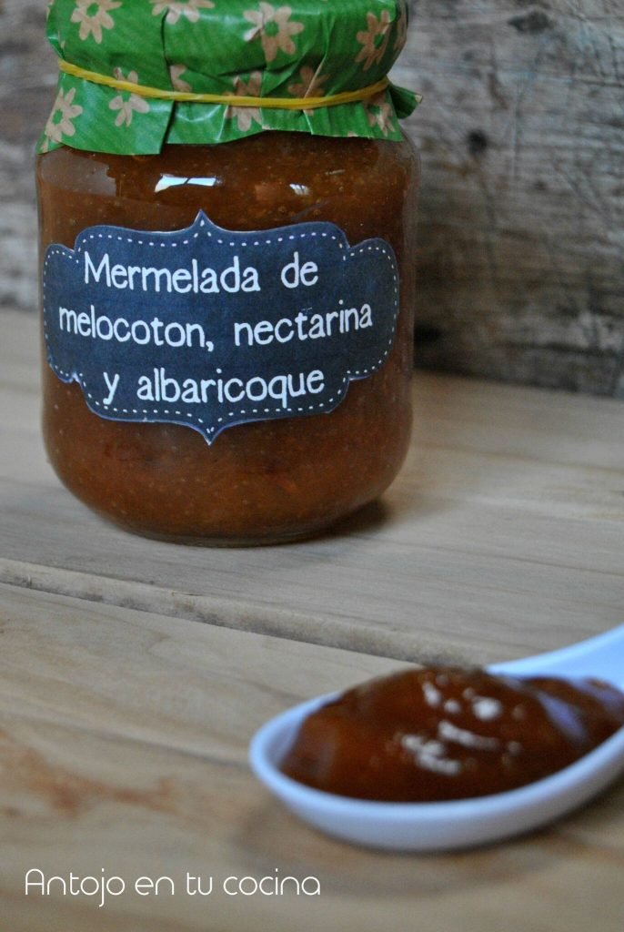 mermelada melocoton nectarina albaricoque