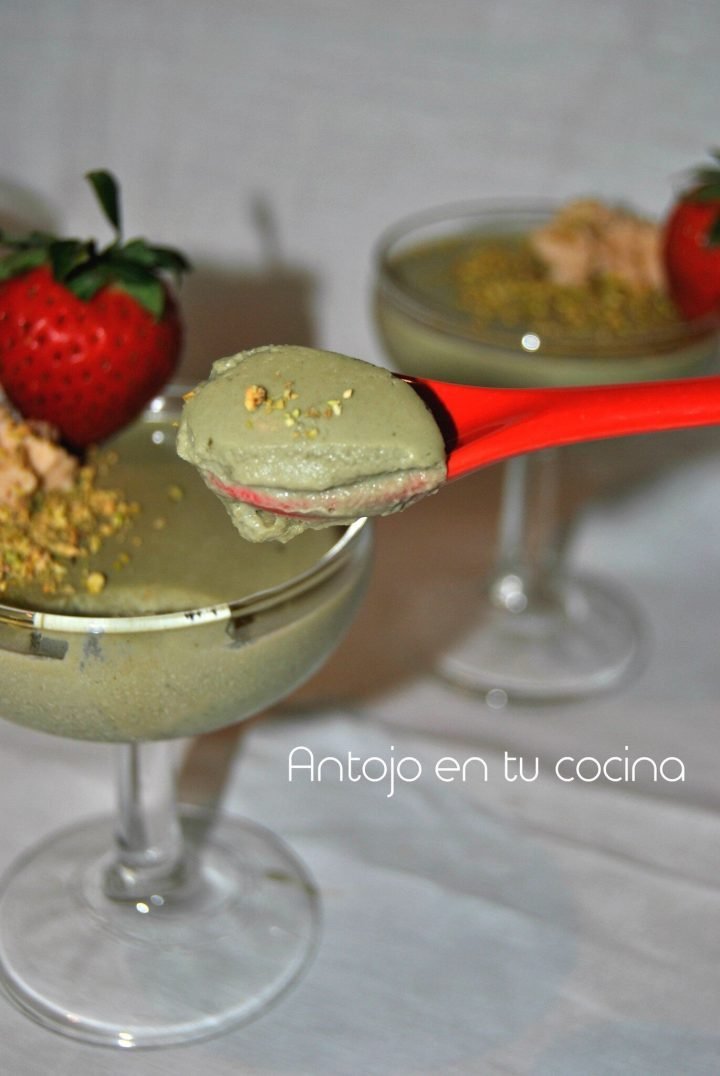 panacota de te matcha