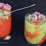 Granizado de fresa y kiwi {sano y refrescante}