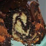 Bizcocho marmolado o cebra bundt cake