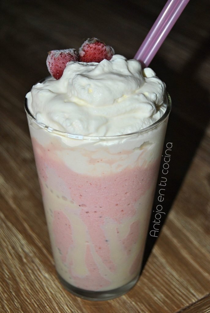 batido de fresa