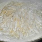 Pasta con salsa cremosa de coliflor