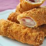 Flamenquines de jamón york y queso con pan de molde