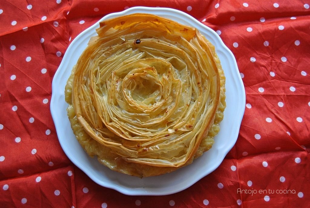 Ruffle milk pie {tarta de masa filo y leche}
