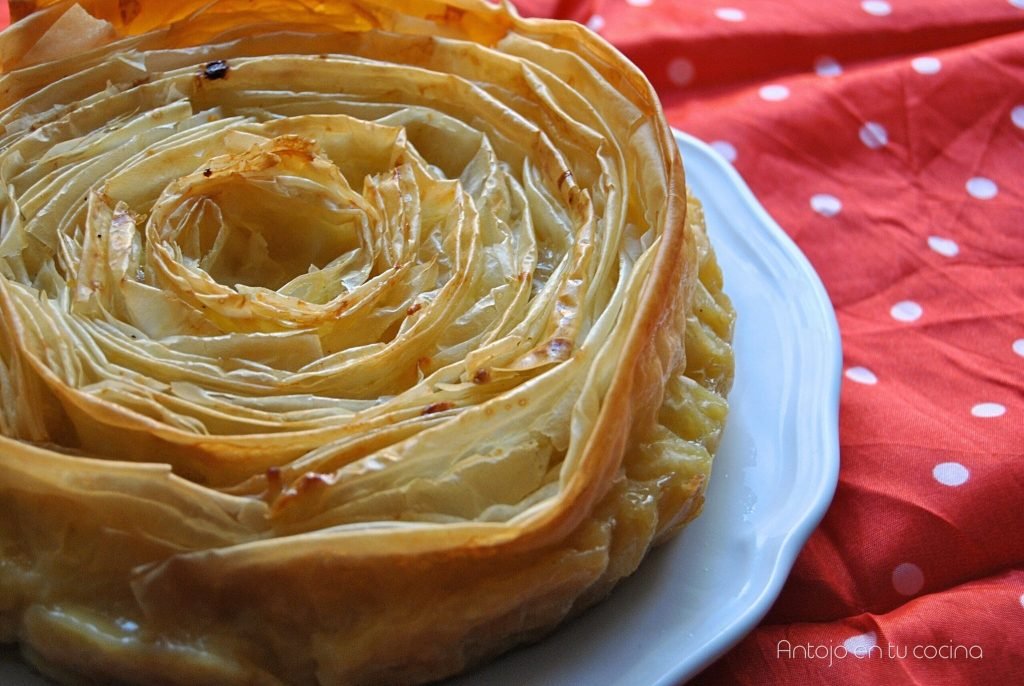 Ruffle milk pie {tarta de masa filo y leche}