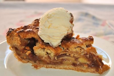 Tarta de manzana tradicional Americana. Receta de apple pie