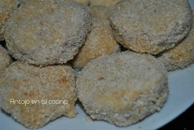Croquetas de pollo asado sin bechamel
