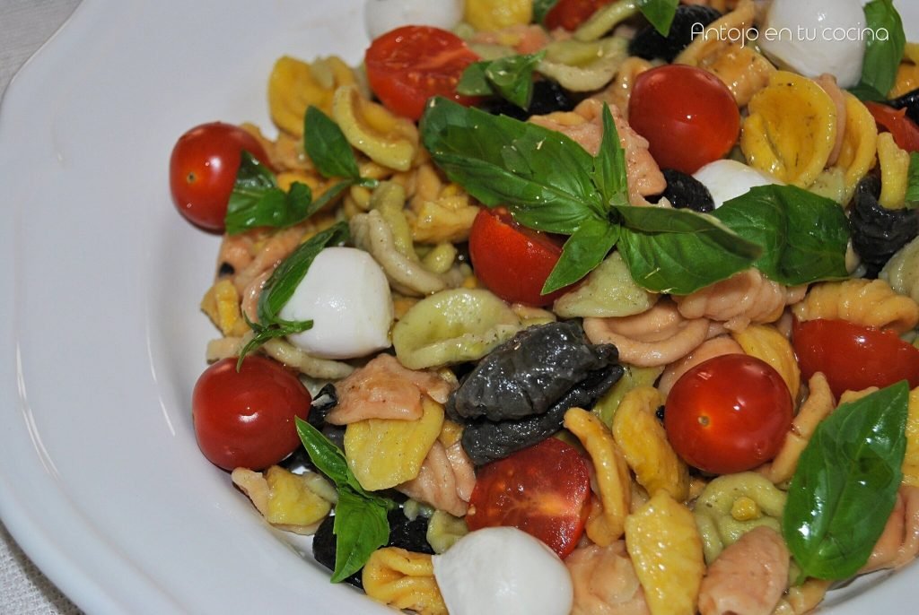 pasta caprese en 10 minutos