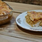 Lasaña de pollo y calabaza