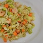 ensalada arroz integral gambas