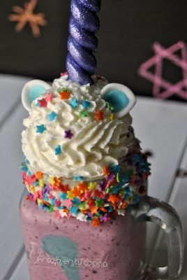 Batido unicornio {DIY frappuccino fácil}