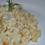 Risotto de pera y gorgonzola
