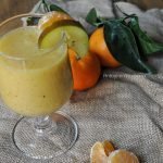 Batido de mandarina y kiwi amarillo