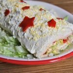 Brazo de gitano salado con pan de molde