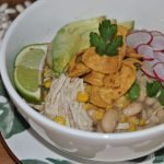Alubias blancas con pollo en olla lenta