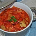 Pimientos asados al ajillo, receta fácil