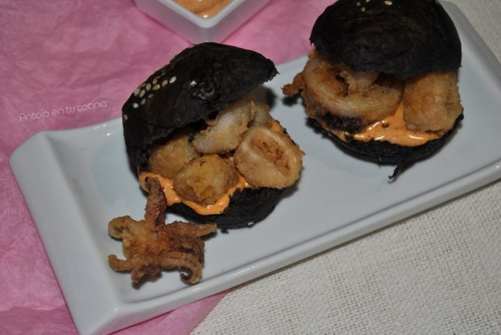 bocadillo de calamares fritos