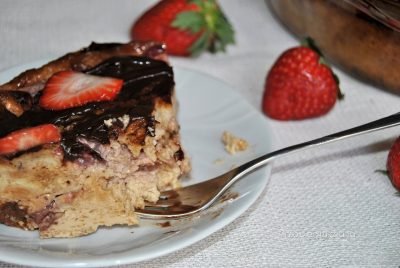 Pudding de fresa y chocolate ¡postre fácil y delicioso!