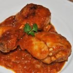 Receta de pollo con salsa de tomate