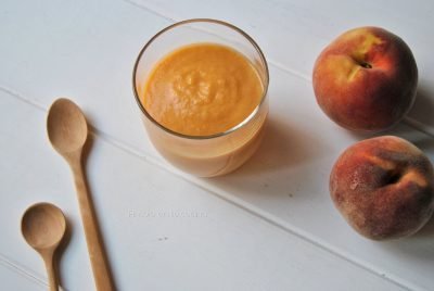 Gazpacho de melocotón ¡receta fría fácil!