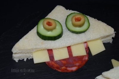 sándwiches fáciles para Halloween