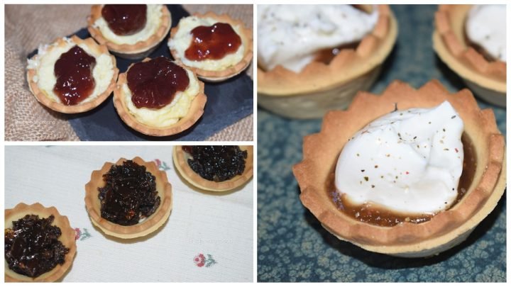 canapés fáciles y originales con mermelada.