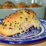 sandwich al horno con pan de leche